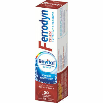 Revital Ferrodyn 20 šumivých tablet porovnat ceny