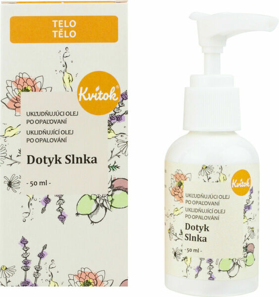 Kvitok Uklidňující olej po opalování Dotyk slunce 50ml porovnat ceny