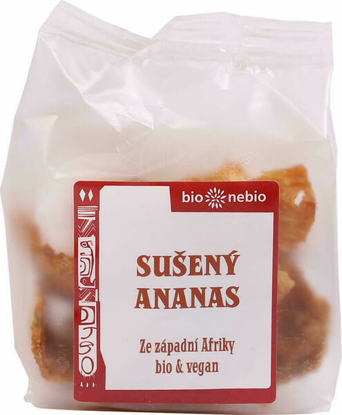 Bio nebio  Bio*nebio Bio sušený ananas kousky 80g porovnat ceny