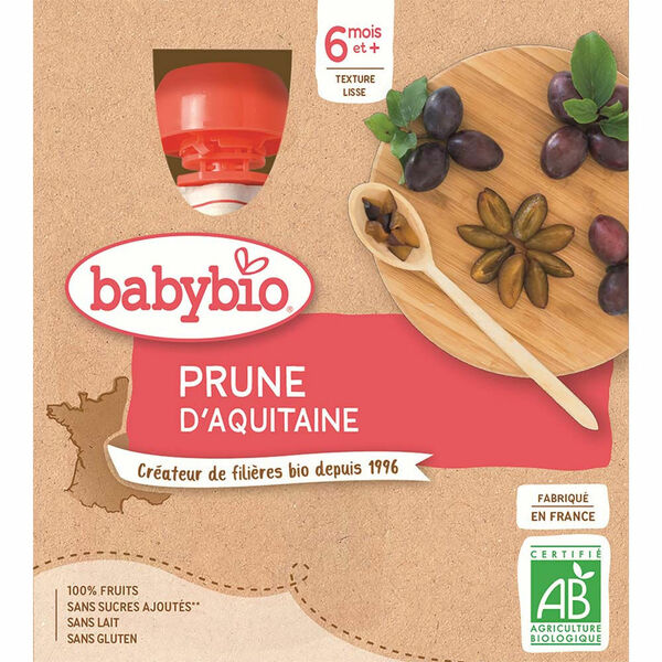 BABYBIO Švestka 4 x 90 g porovnat ceny
