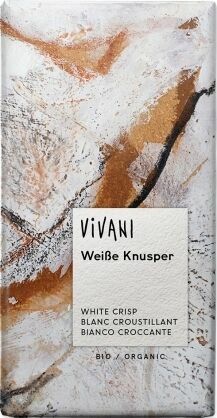 Bílá křupavá čokoláda VIVANI 100g - BIO porovnat ceny
