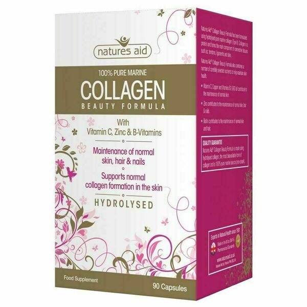 Natures aid  Kolagen 500mg typ II (100% mořského původu) 90 kapslí porovnat ceny
