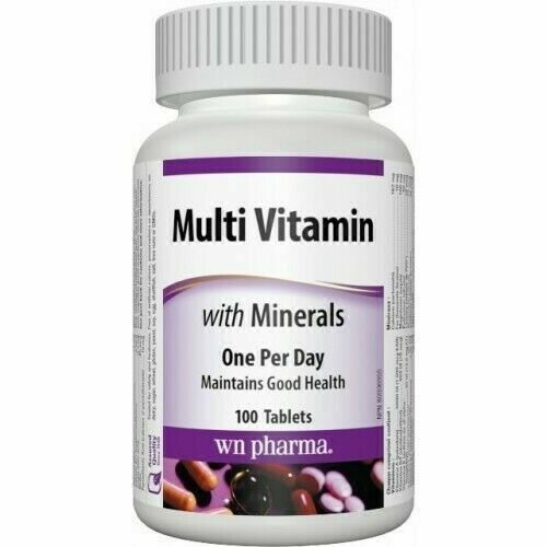 Webber Naturals Multivitamín s minerály 100 tablet porovnat ceny