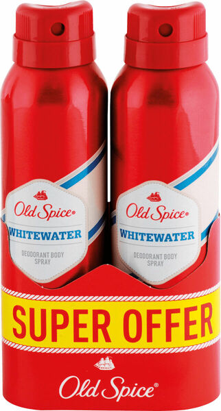 Old Spice deo sprej DUO 2x150ml White water porovnat ceny