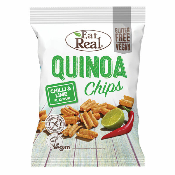 EAT REAL Quinoa Chips s chilli a limetkou 30 g BEZ lepku porovnat ceny