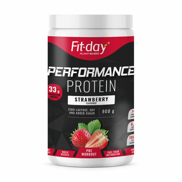 Fit-day Protein Performance jahoda 900 g porovnat ceny