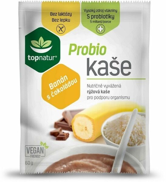 Topnatur Probio kaše banán s čokoládou 60g porovnat ceny
