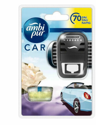 Ambi Pur  AmbiPur Car strojek + Moonlight Vanilla 7ml porovnat ceny