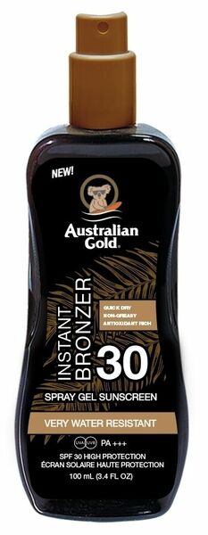 Australian Gold SPF 30 Spray Gel + Bronzer 100ml porovnat ceny