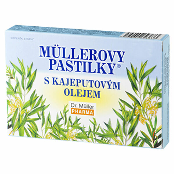 DR. MÜLLER Müllerovy pastilky s kajeputovým olejem 36 pastilek porovnat ceny