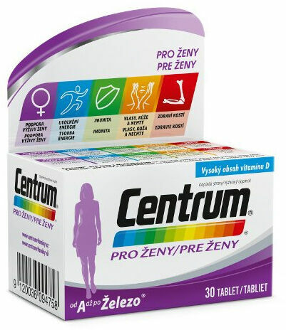 Centrum Pro ženy 30 tablet porovnat ceny