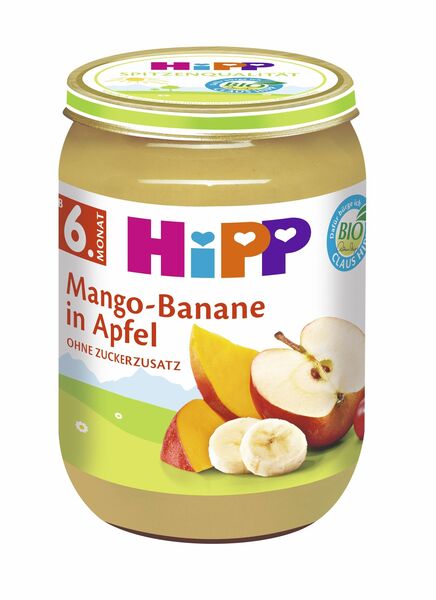 Hipp OVOCE BIO Jablka s mangem a banány 190 g porovnat ceny