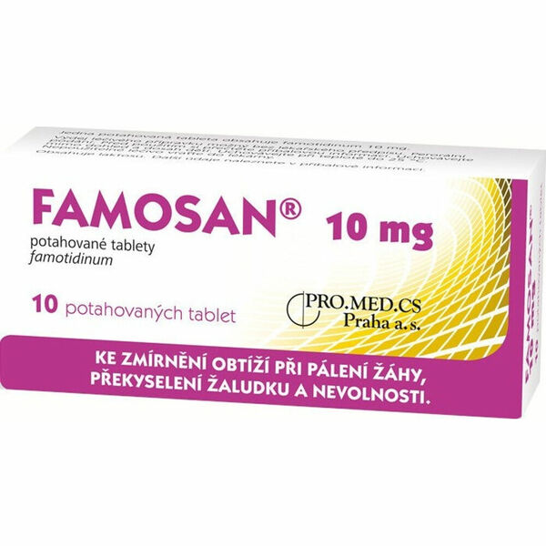 FAMOSAN 10 mg 10 Potahovaných tablet porovnat ceny