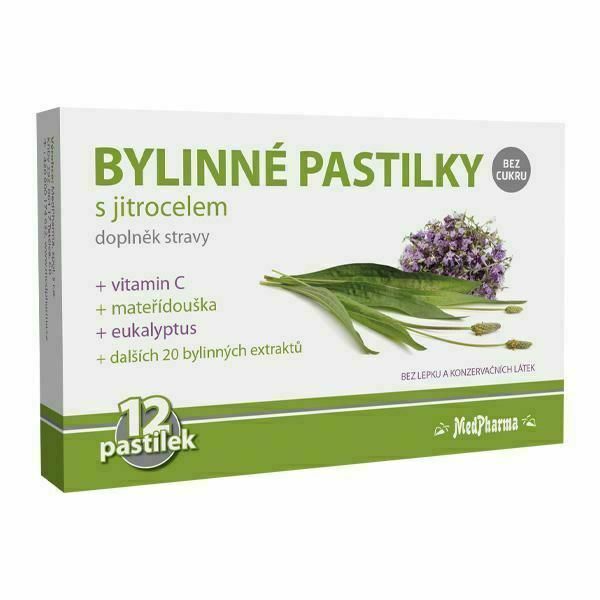Medpharma Bylinné pastilky jitrocel 12 ks porovnat ceny