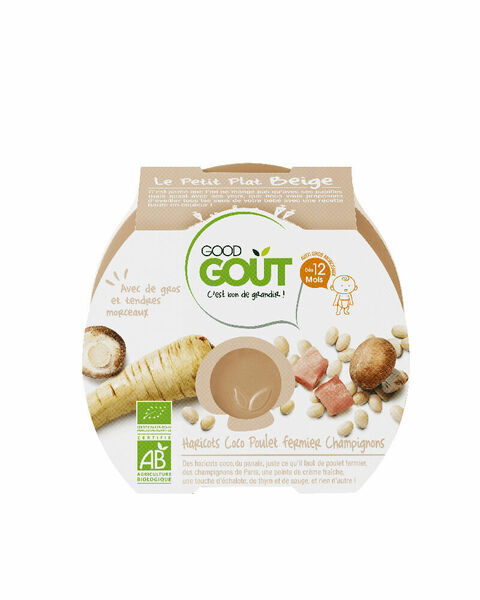 Good Gout BIO Bílé fazolky s kuřátkem a žampiony 220g porovnat ceny