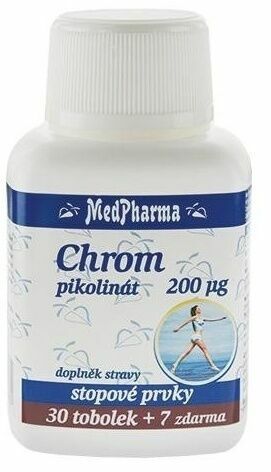 MedPharma Chrom pikolinát 200mg 37 tobolek porovnat ceny