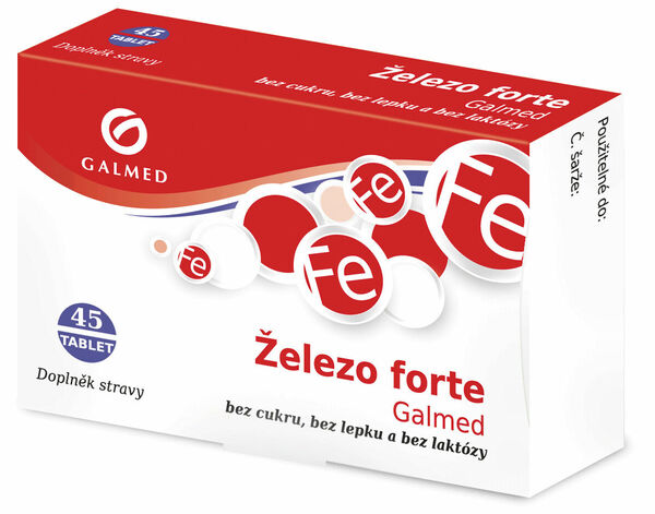 Galmed Železo forte 45 tablet porovnat ceny