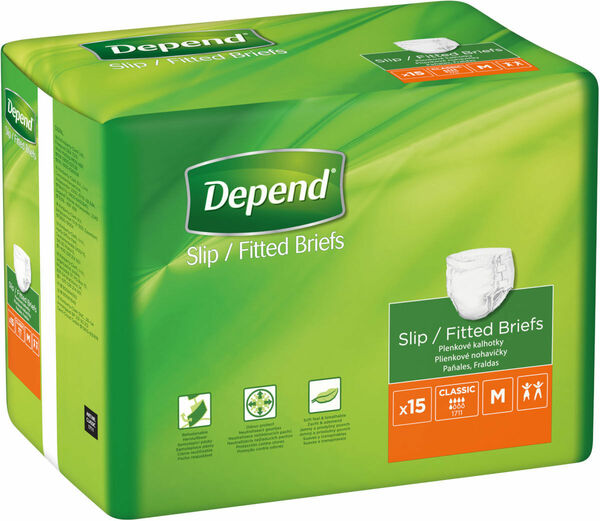 Inkontinenční kalhotky DEPEND Slip Classic M 15ks porovnat ceny