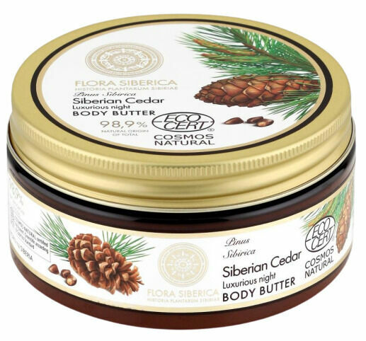 Natura Siberica  Flora Siberica Luxusní noční tělové máslo, Sibiřský cedr 300ml porovnat ceny