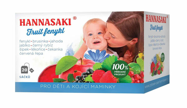 Hannasaki Fruit Fenykl pro děti a kojící maminky 20 sáčků porovnat ceny