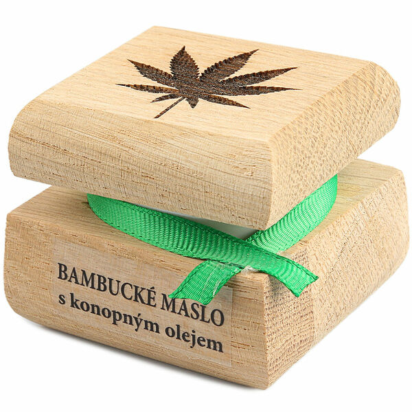 RAE Bambucké máslo s konopným olejem dřevěná krabička 30 ml porovnat ceny