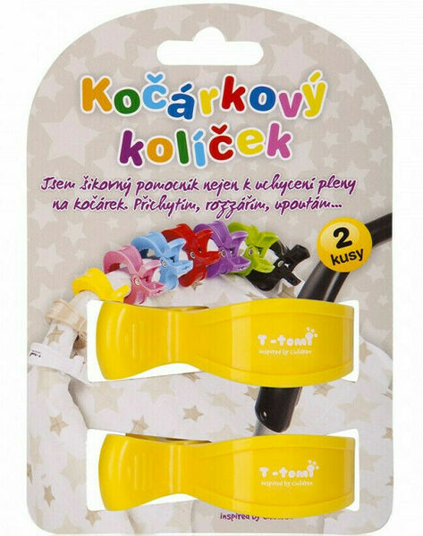 T-tomi  Kočárkový kolíček, yellow / žlutá porovnat ceny