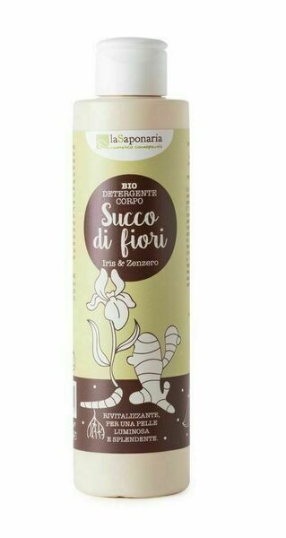 laSaponaria Posilující čisticí sprchový gel s kosatcem a zázvorem BIO 200 ml porovnat ceny