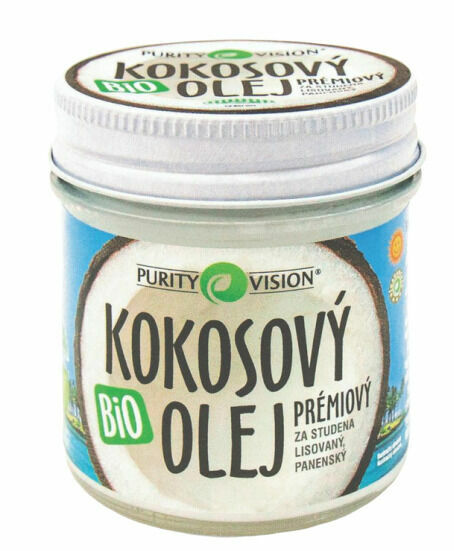 Purity Vision Kokosový olej panenský BIO 120ml porovnat ceny