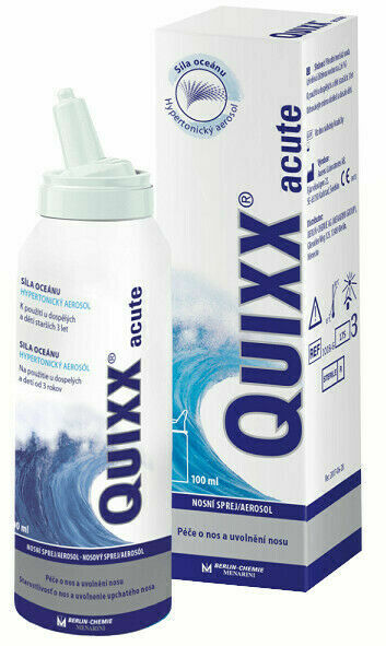 Quixx acute nosní sprej 100ml - exp. 11/2020 porovnat ceny