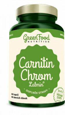 GreenFood Nutrition Carnitin Chrom Lalmin 60cps porovnat ceny