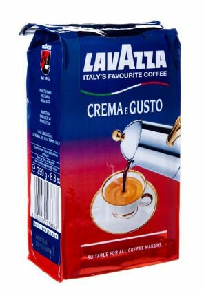 Lavazza Crema e Gusto mletá káva 250g porovnat ceny
