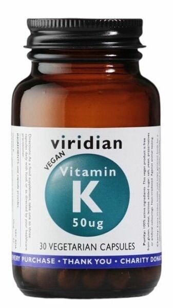 Viridian Vitamin K 50ug 30 kapslí porovnat ceny