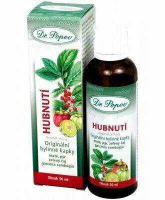Dr.Popov Hubnutí bylinné kapky 50ml porovnat ceny