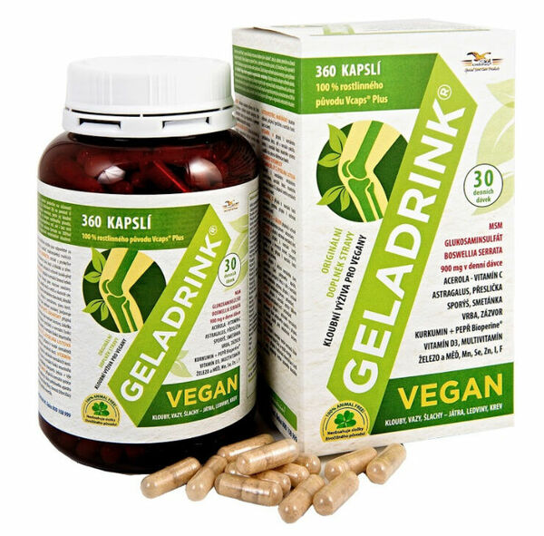 Geladrink Vegan 360 kapslí porovnat ceny