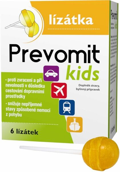Prevomit Kids lízátka 6ks porovnat ceny