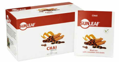 SUNLEAF Chai Ochucený černý čaj 20 sáčků porovnat ceny