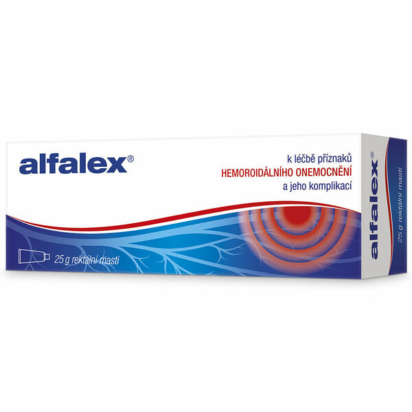 ALFALEX Rektální mast 25 g včetně plastového aplikátoru porovnat ceny