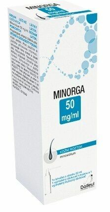 Minorga 50mg/ml kožní roztok 60ml porovnat ceny