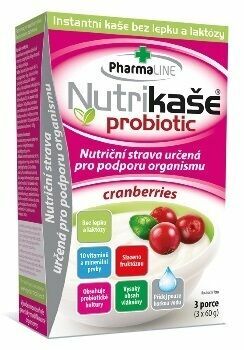 Nutrikaše probiotic - cranberries 180g (3x60g) porovnat ceny