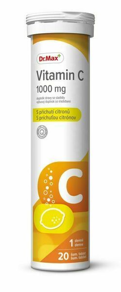 Dr.Max Vitamin C 1000 mg citron 20 šumivých tablet porovnat ceny