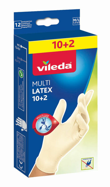 Vileda MultiLatex vel. M/L rukavice 10+2 ks porovnat ceny