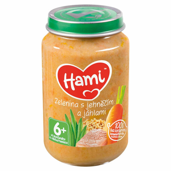 HAMI Zelenina s jehněčím a jáhlami od 6.měsíce 200 g porovnat ceny