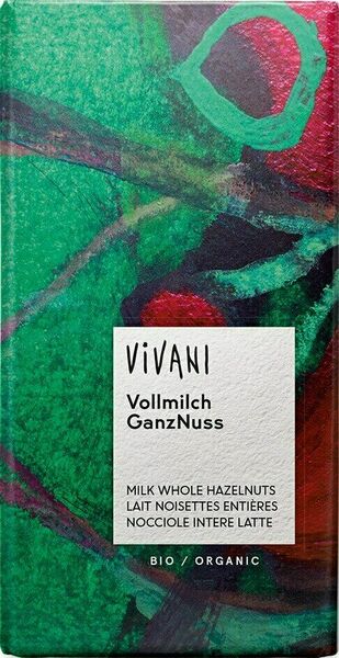 Vivani BIO Mléčná čokoláda s lískovými oříšky 100g porovnat ceny