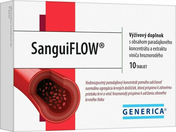Generica SanguiFLOW 10 tablet porovnat ceny