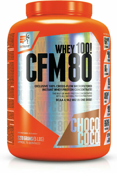 Extrifit CFM Instant Whey 80 2,27kg čokoláda porovnat ceny