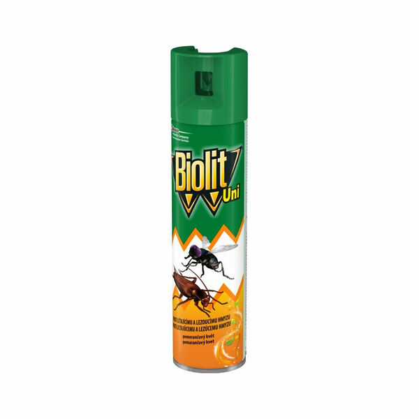 Biolit Uni proti lezoucímu a létajícímu hmyzu, pomeranč 400ml porovnat ceny
