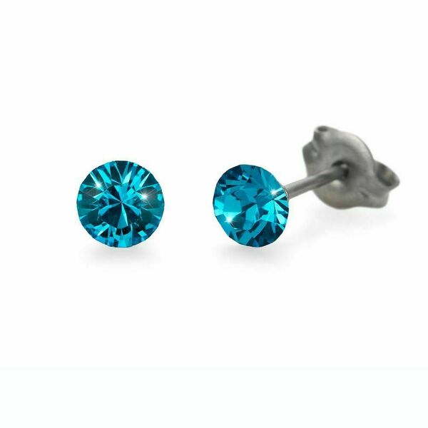 Náušnice Chaton Mini blue zircon porovnat ceny