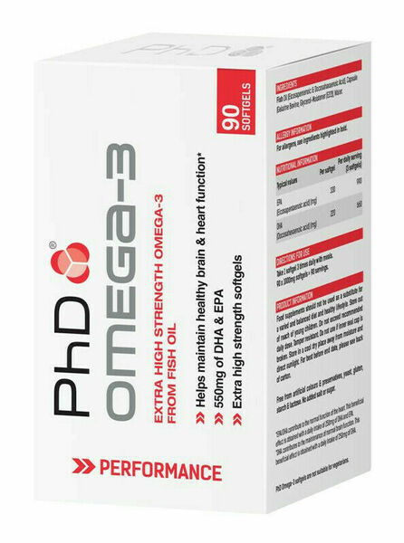 PhD Nutrition Omega 3 90 kapslí porovnat ceny