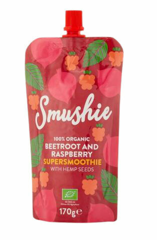 Salvest Smushie BIO Ovocné smoothie s červenou řepou, malinami a konopnými semínky 170g porovnat ceny