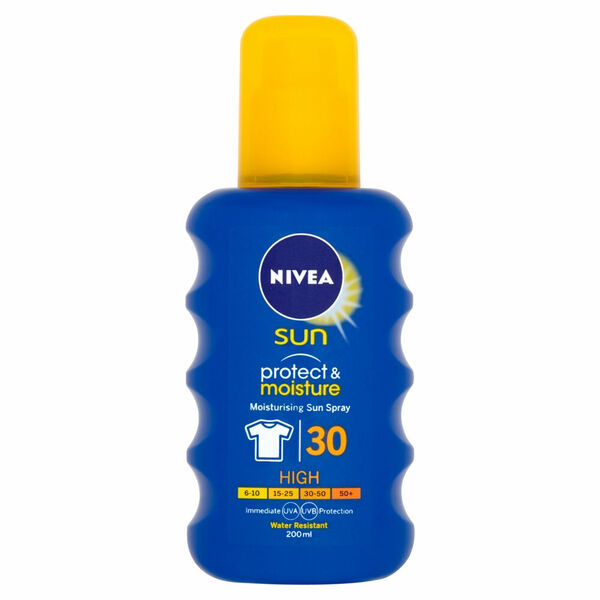 NIVEA Sun Protect&Moisture Hydratační sprej na opalování OF 30 200 ml porovnat ceny